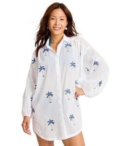 Женская рубашка с пуговицами на ладонях Tommy Bahama, White