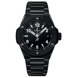 HUBLOT Автоматический механический механизм унисекс часы 38 мм черный циферблат керамический корпус керамический ремешок