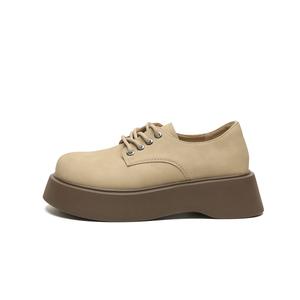 Повседневные однобортные туфли женские JOSINY, Apricot