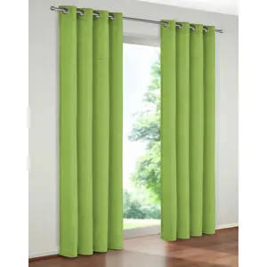 Штора B-Holmsund с люверсами, 1 шт. Wirth, Apfelgrün