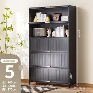 Yu Senyi Комод 100 см для гостиной из бамбука, 5 распашных дверей, напольный, многоуровневый