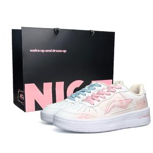 LINING Понтонные лодки, нескользящие, износостойкие, низкие, кроссовки для скейтбординга, унисекс, розовые, синие, разные цвета