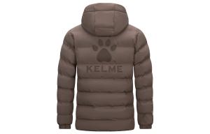 Пуховые куртки, унисекс, с капюшоном, средней ценовой категории, другие Kelme, single wood коричневый