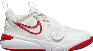 Кроссовки Team Hustle D11 PS 'Summit White Track Red', белый