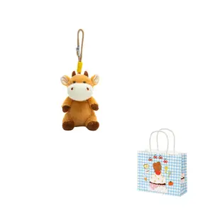 Очаровательная подвеска в виде утки, слона, пальмы, коллекции пингвина, плюшевого мишки, свиньи, мягкая игрушка, высота 15 см Dolls and bears dance