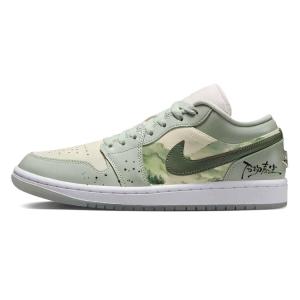 Jordan Баскетбольные кроссовки Air 1 Vintage, женские, низкие, зеленые/белые