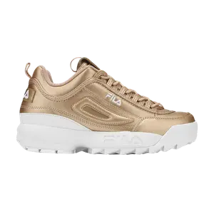Кроссовки Fila Wmns Disruptor 2 Premium 'Metallic Gold', золотой