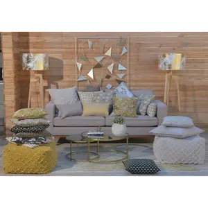 Декоративная подушка Пчелка Майя с мотивом пчелы, наволочка с наполнителем, 1 штука H.O.C.K., Schwarz/goldgelb + gemustert