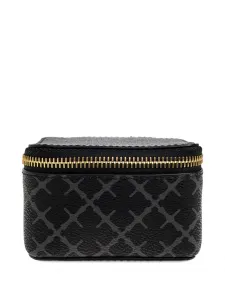 Шкатулка для украшений с геометрическим принтом на молнии By Malene Birger, черный