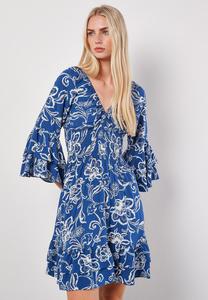 Платье Apricot SARASA FLORAL SMOCKED RUFFLE , Blue