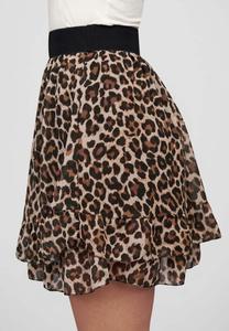 Юбка А-силуэта Stufen Mit Leo Und 2-Lagigem Stoff Cloud 5ive, бежевый