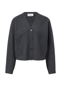 Вязаный кардиган comma casual identity Milano, темно-серый