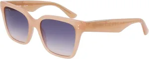 Женские прямоугольные солнцезащитные очки Lacoste L6022s, Opaline Nude
