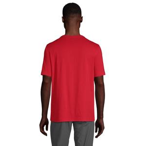 Футболка с карманом Big & Tall Super-T Lands' End, черный