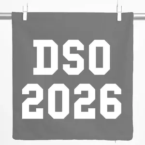 Декоративная наволочка Huuraa DSO 2026, подарок на выпускной в Бельгии (голландский), 40x40 см, стальной серый хлопок, украшение DSO 2026 Hellweg Druckerei