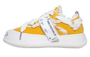 Кеды унисекс с низким верхом желтые Smilerepublic