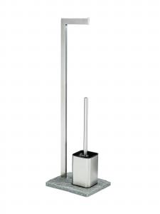 Wenko Аксессуары для туалета 'Granit' в цвете Silver
