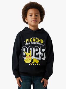 Детская хлопковая толстовка с капюшоном Pokémon NAME IT, Black