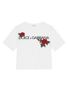 Dolce & Gabbana футболка с логотипом, белый