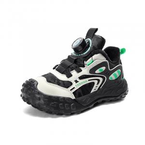 Водонепроницаемая детская обувь для повседневной жизни TONYBEAR, черный/зеленый