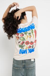 Футболка бойфренда с фруктовым принтом River Island, желтый