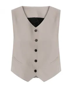 Жилет Алейда Allsaints, бежевый