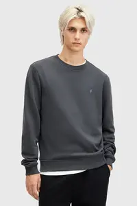 Толстовка из хлопка RAVEN CREW AllSaints, серый