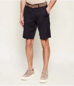 Льняные шорты COLE-G6 regular fit Bogner, темно-синий