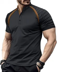 Мужская поло в полоску Vintage для лета Thatrich