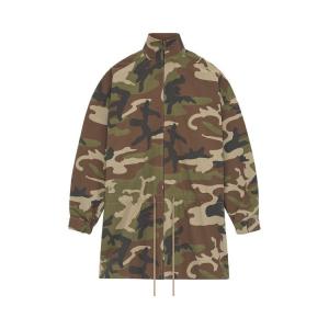 Анорак Fear of God Essentials Military Nylon Mockneck Anorak, Woodland Camo