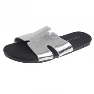 Тапочки-слайды женские с противоскользящей подошвой Alxnan, Black+Box