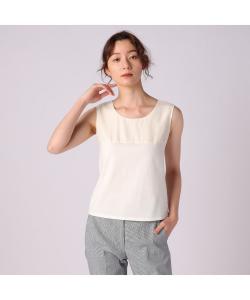 Шелковый атласный топ без рукавов