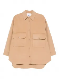 Жакет с заниженной линией плеч Erika Cavallini, нейтральный