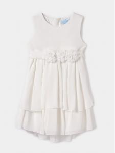 Элегантное платье обычного кроя Abel & Lula, экрю