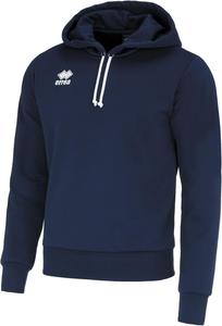 Худи унисекс ERREA, ткань JONAS, ветрозащитная, рукава и низ в рубчик, капюшон на шнуровке с сетчатой подкладкой, темно-синий