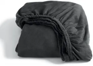 Простыня Золушка "двойной трикотаж", без утюга и узлов, высотой до 35см Cinderella 180х200-210 см, 1 шт., цвет anthrazit