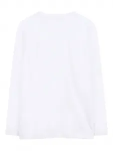 Футболка с абстрактным принтом BOSS Kidswear, белый