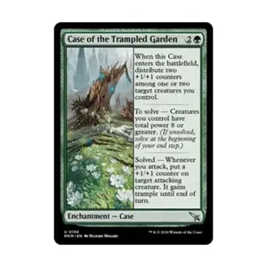 CCG Дело о вытоптанном саду (U), MTG - Murders at Karlov Manor