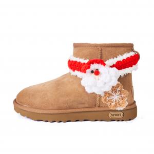 Ботинки зимние UGG Flower Language Amber, карамельный