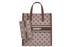 Nerdy Полиэстеровая сумка-шоппер, Brown