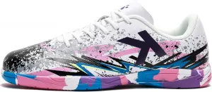 Футзальные кроссовки KELME Pro - обувь для игры в зале для взрослых унисекс - футзальные кроссовки для мужчин и женщин, белый/фиолетовый