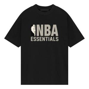 Футболка Fear of God Essentials x NBA T-shirt 'Black', черный