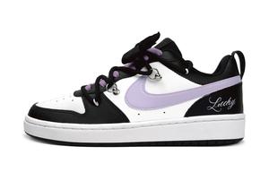 Кроссовки Nike Court Borough Skateboard Shoes Women's Low-Top Purple