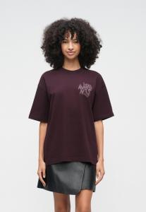 Футболка AllSaints ORLANDO ETTA TEE, Oxblood Red/Brown