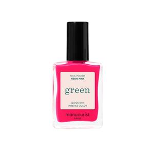 Лак для ногтей green quick dry Manucurist, neon pink, объем 15 мл