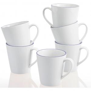 Стаканы Heike Blaurand, набор из 6 штук, сделано в Германии Retsch Arzberg, белый/синий