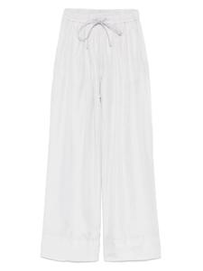 Forte Forte шелковые брюки, серый