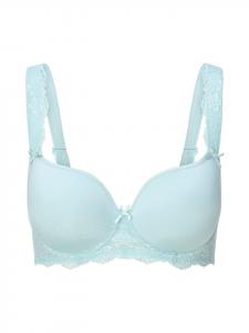 Бюстгальтер-футболка большого размера DAILY пастельно-голубого цвета Linga Dore