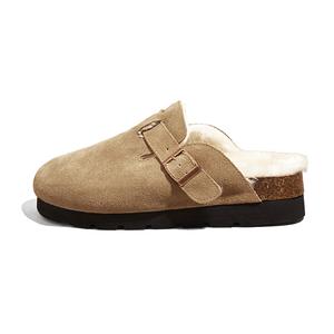 Тапочки с закрытым носком Women's A poinsettia princess, хаки