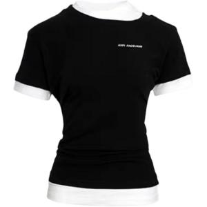 Обычная футболка женская Ann Andelman, черный
